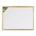 Quadro Branco Moldura Madeira 50 x 40cm Luxo Souza 6152