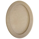 Quadro Oval MDF Sem Moldura Grande