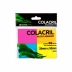 Recado Adesivo 38 x 50mm Neon Colacril 4 Cores 4 Blocos c/100 Fls BAN38050