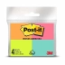 Recado Adesivo 38 x 50mm Neon 3M Post-it 653 4 Blocos c/50 Fls - 4 Cores Tropical