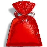 Saco para Presente Metalizado Liso 45 x 60cm Unid Vermelho VMP