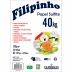 Sulfite 40kg A3 297x420mm 120g pct c/25 Fls Filipinho Filipaper 01781