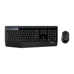 Teclado + Mouse sem Fio Wireless 2,4 Ghz Preto Logitech MK345