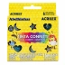 Tinta Confetti 15ml 6 Cores Abelinhas Acrilex 02415