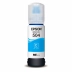 Refil Tinta Epson EcoTank Original T504 70ml - Ciano