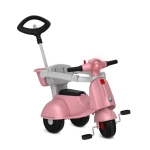 Triciclo de Passeio Infantil Banderetta com Pedal Rosa Bandeirante